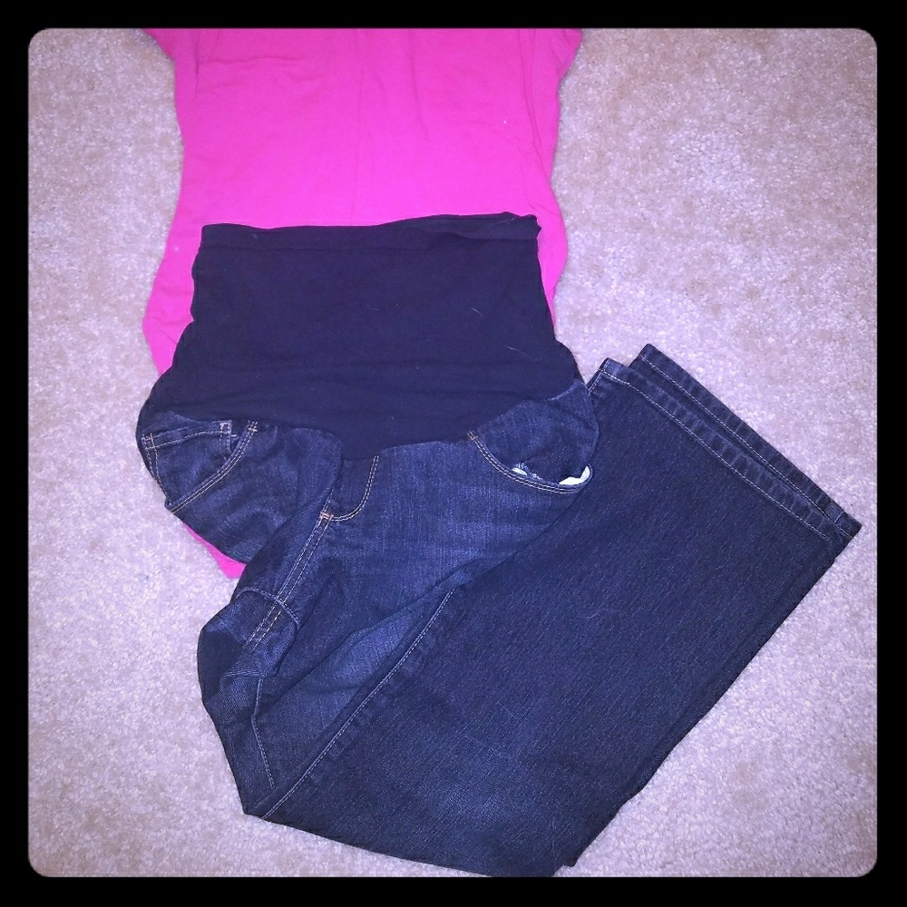 Motherhood bootcut jeans